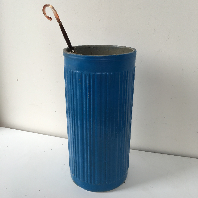 UMBRELLA STAND, Hall Stand - Blue Fluted